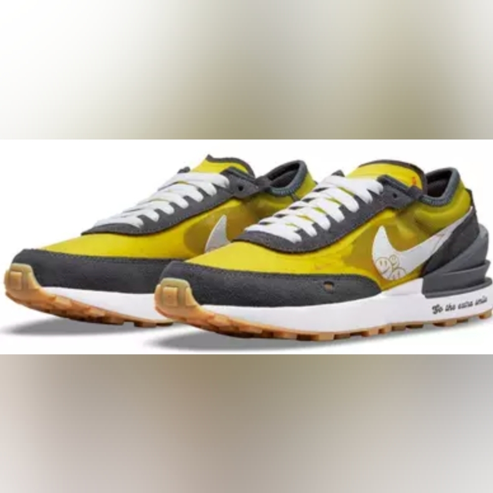 Nike Waffle One "Smile" Grade School Boys' Shoes Size 5Y New MSRP $100